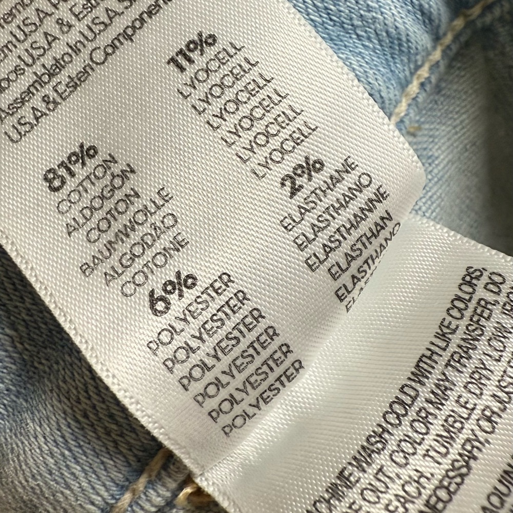 Mother The Wrapper Patch Springy Ankle in Chill Pill Wash Size 31 - Picture 7 of 9